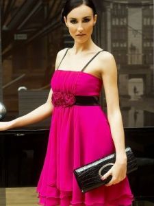 Sukienka Sukienka Wieczorowa Model Róża Pink