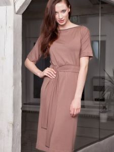 Sukienka Sukienka Model Tiffany Mocca