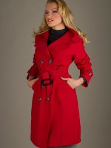 Płaszcz Model Alina Red